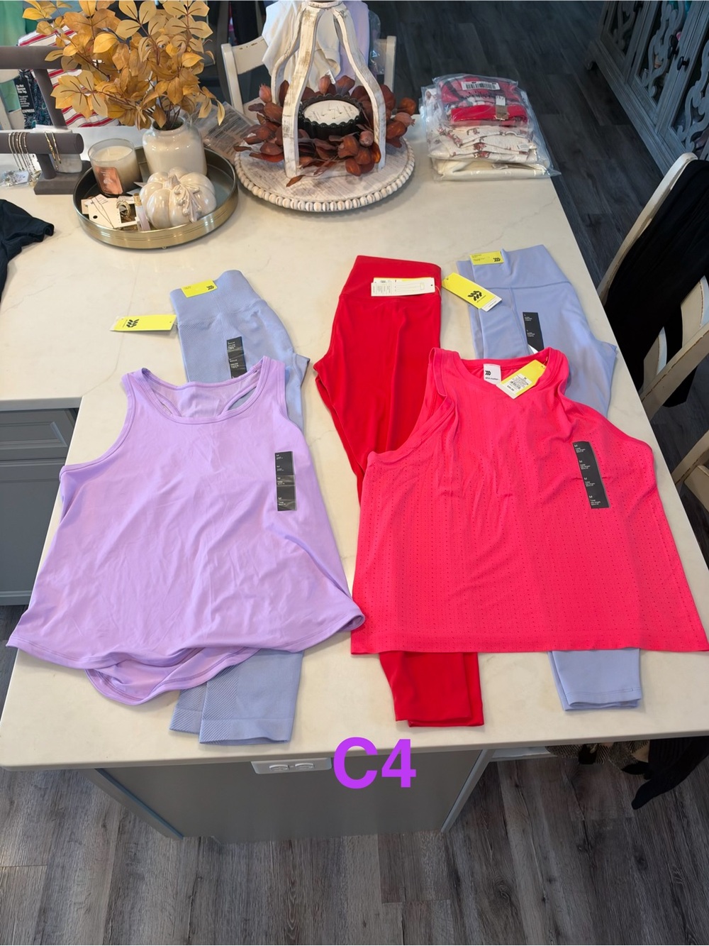 all in motion Tank tops & 3 Leggings smoke free home ships same day